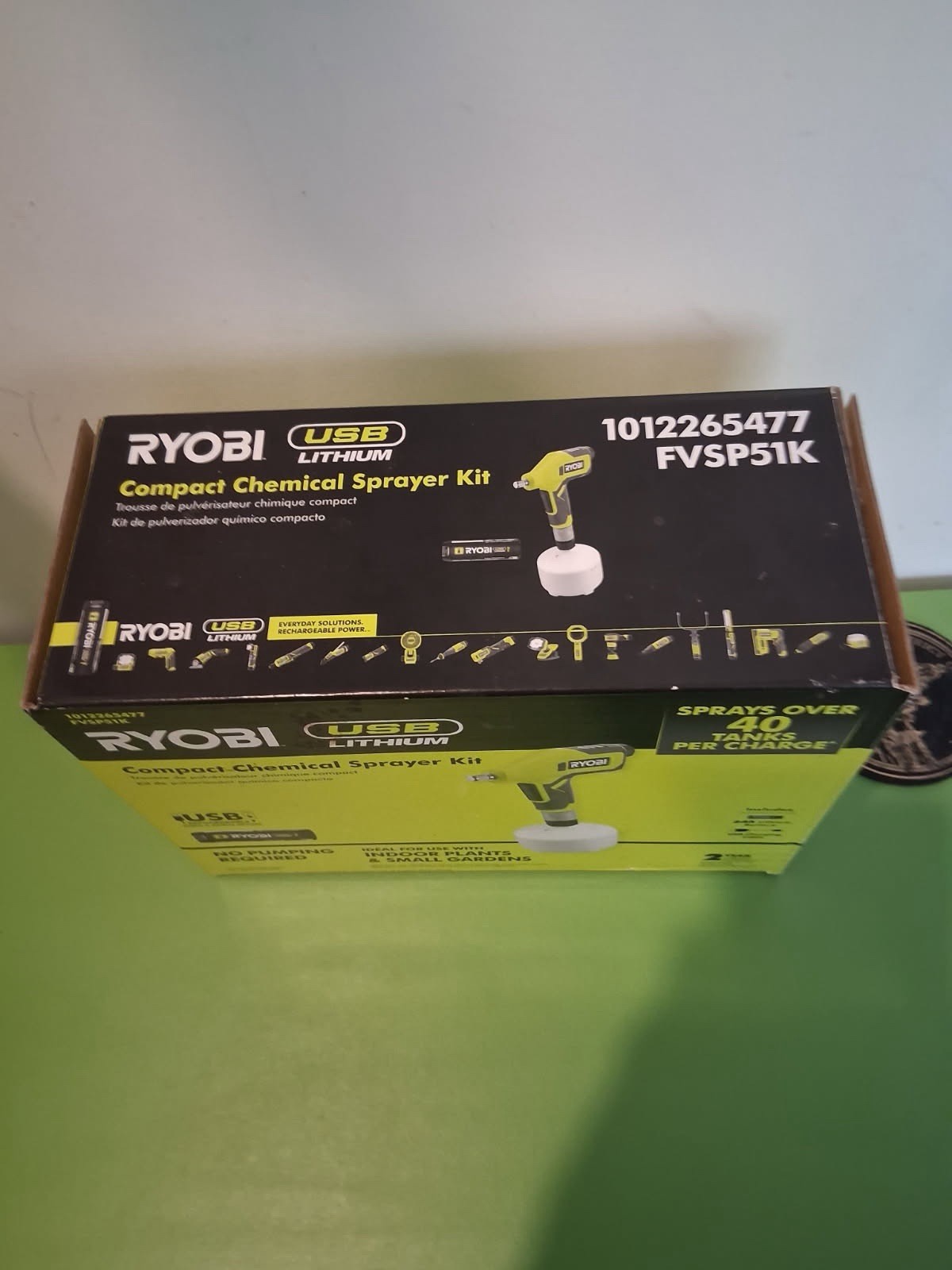 Ryobi FVSP51K USB Lithium Compact Chemical Sprayer Kit