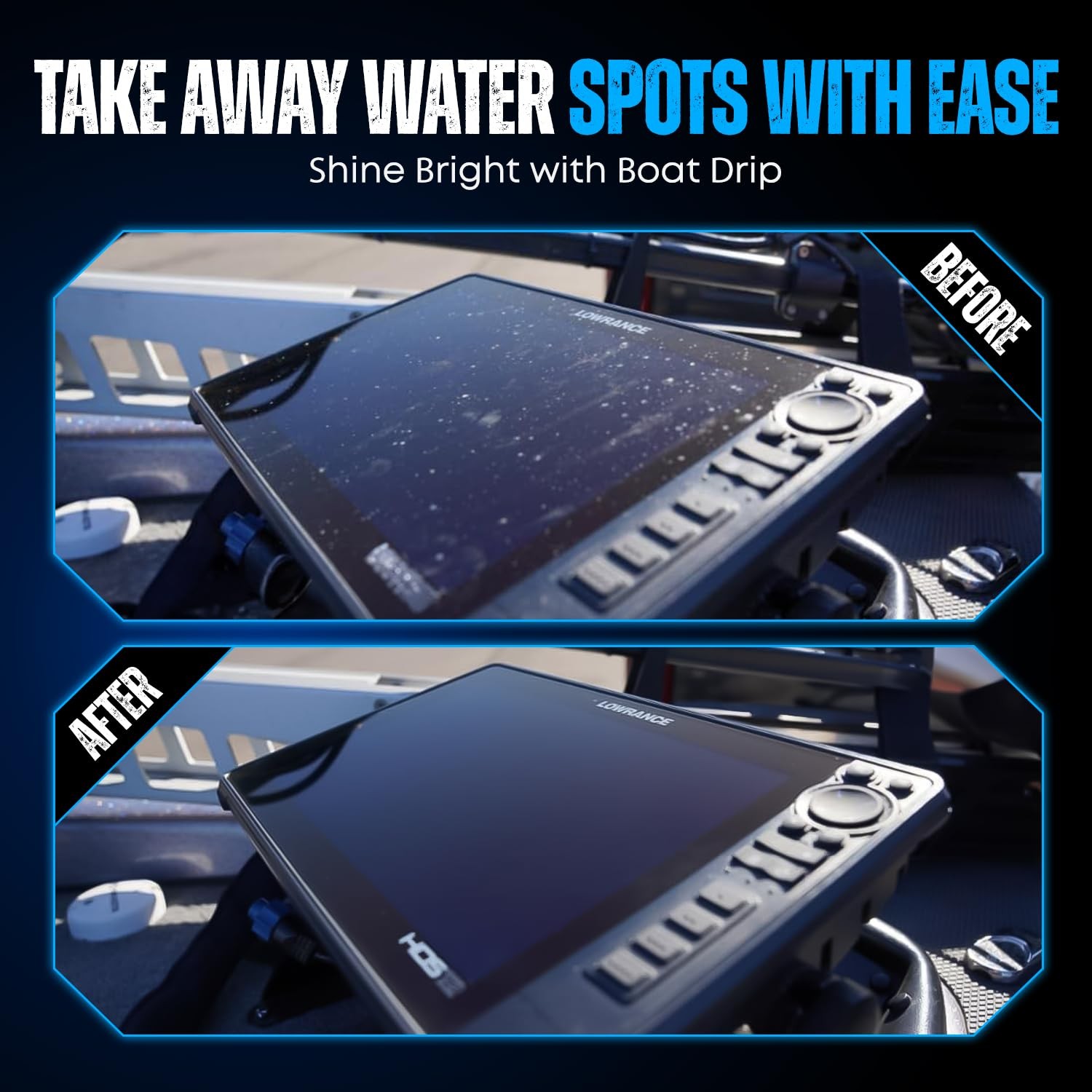 Boat Drip Exterior Cleaner, All Purpose Boat Cleaner with SiO₂ Ceramic Sealan…