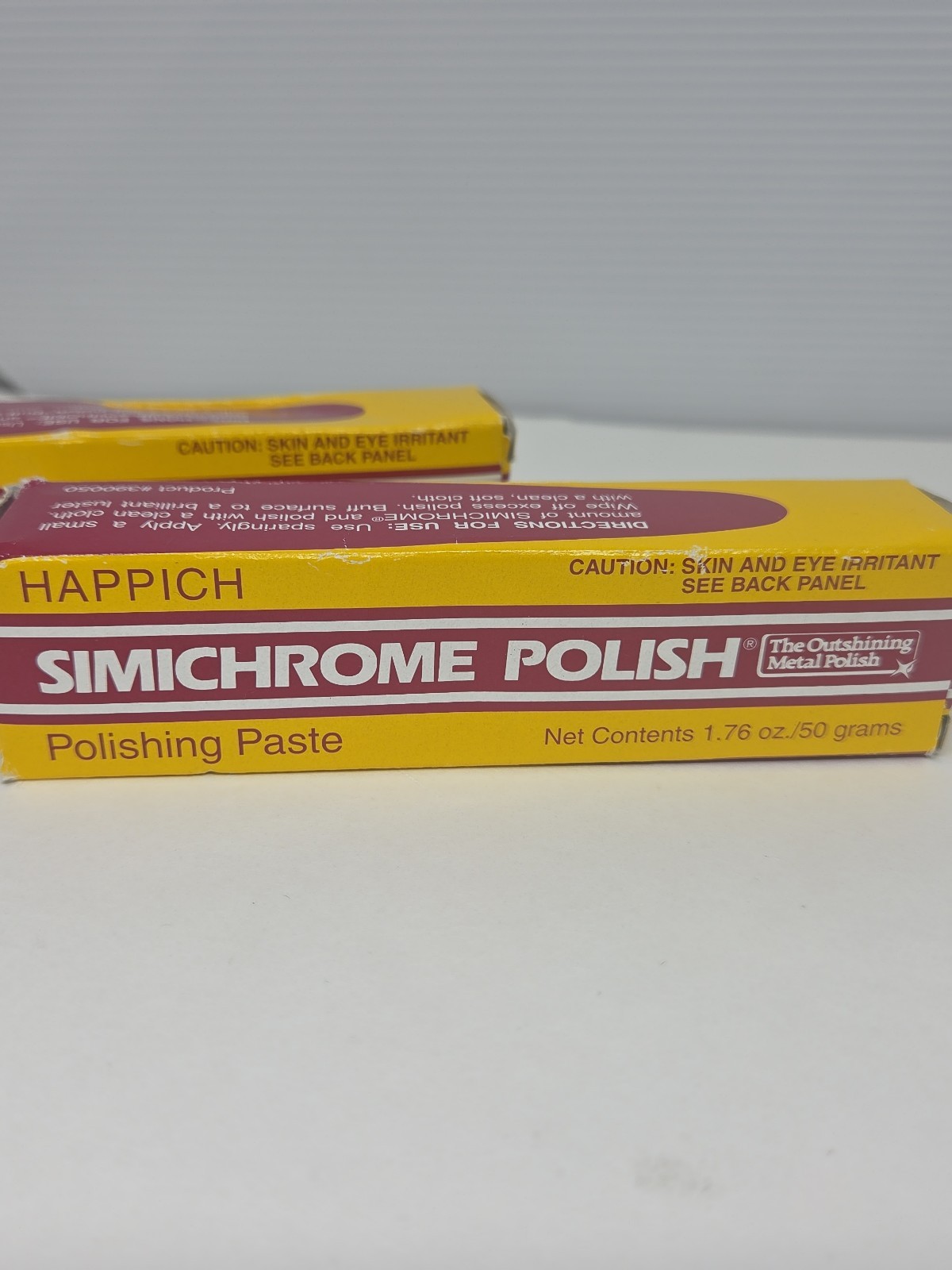 Simichrome All Metal Polish Tube with Polishing Cloth 1.76 Oz TWO Tubes