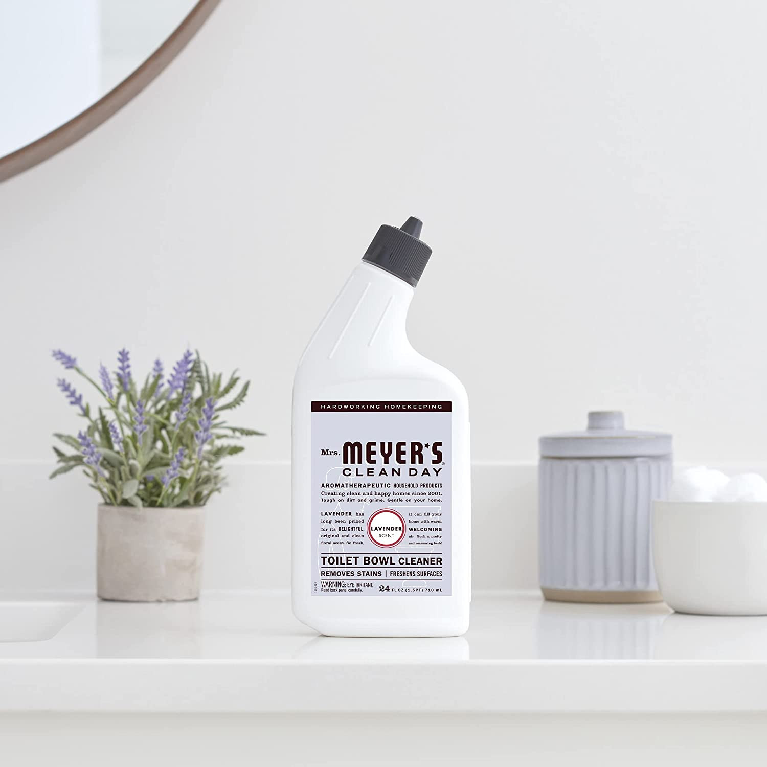 Mrs. Meyer’s Clean Day Liquid Toilet Bowl Cleaner, Stain Removing, Lavender 24oz