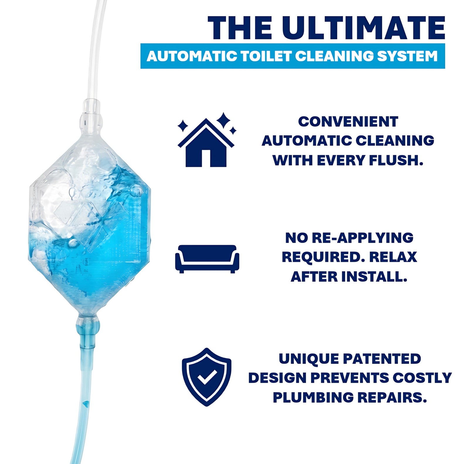| Automatic Toilet Bowl Cleaner | Time Saving Single Pod System | No Tablets …