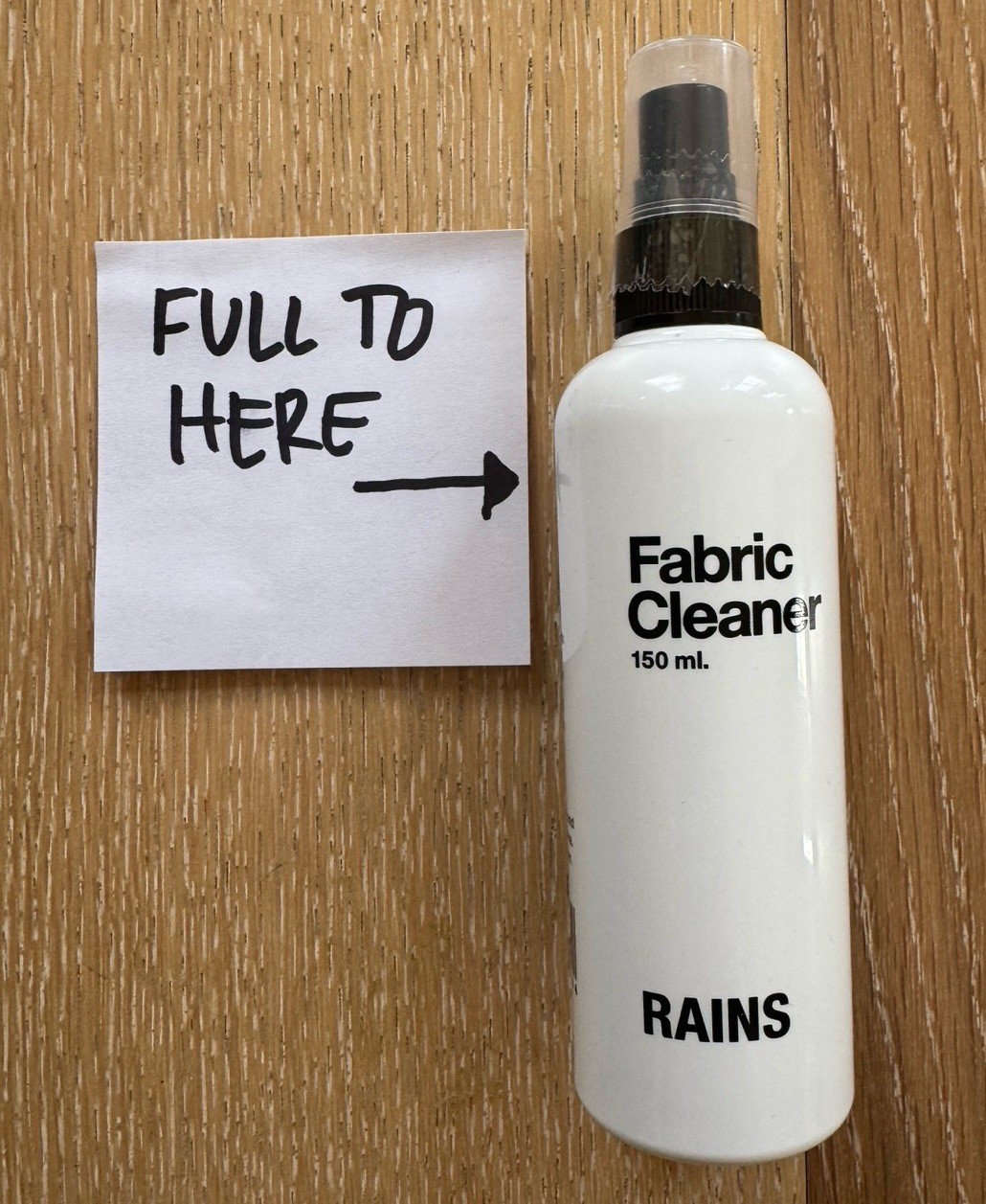 RAINS 5oz (150 ml) Waterproof Fabric Cleaner Spray and Protector for All Colors