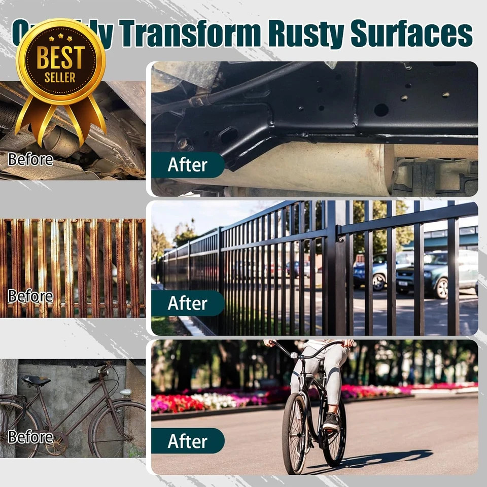 2 in 1 Rust Converter Primer 35oz Stops Rust Heat Resistant Coating Paint