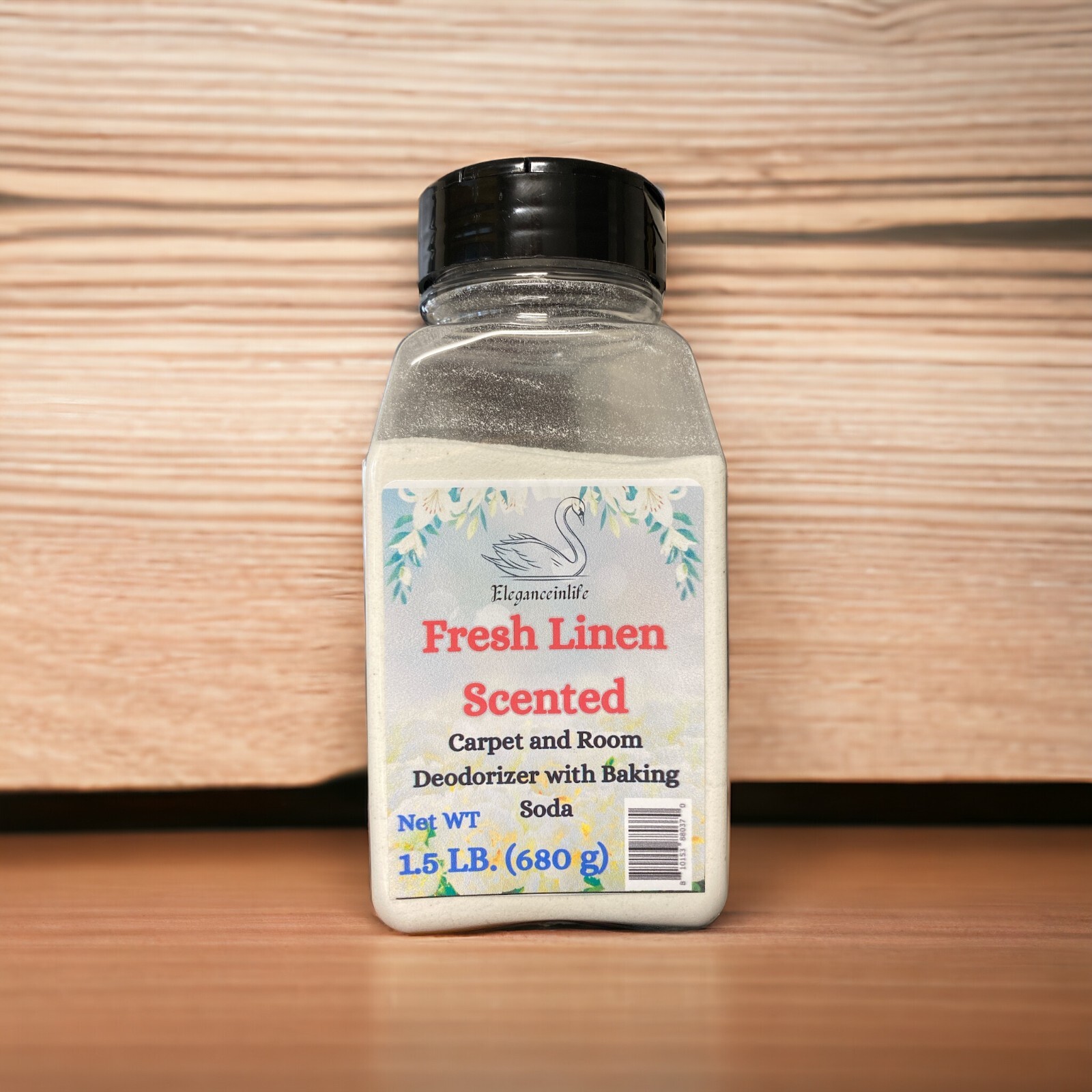 Eleganceinlife Fresh Linen-Scented Carpet and Room Deodorizer 1.5 LB Each 2pk
