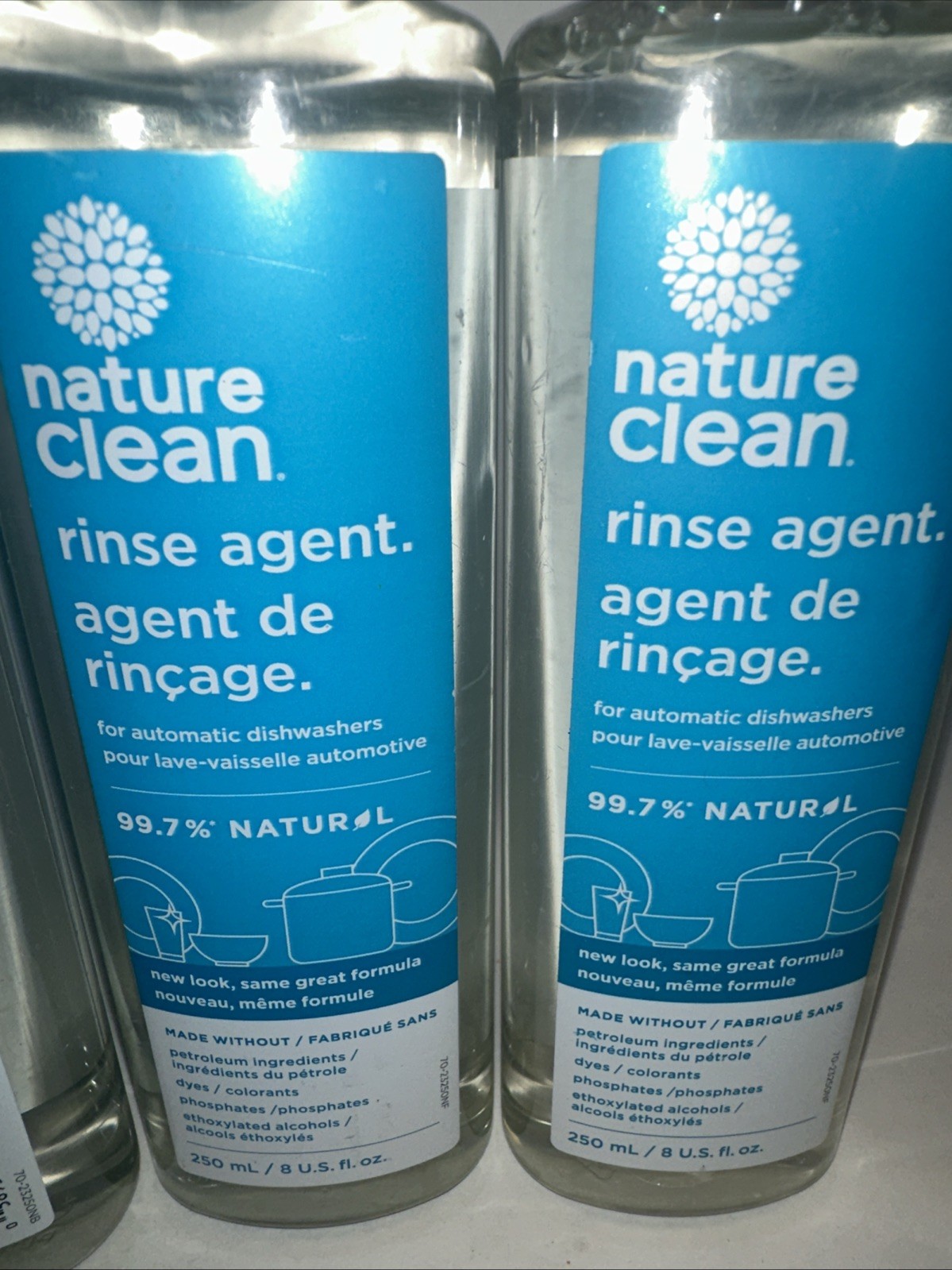 4x Nature Clean Automatic Dishwasher Rinse Agent Natural – 8 fl oz