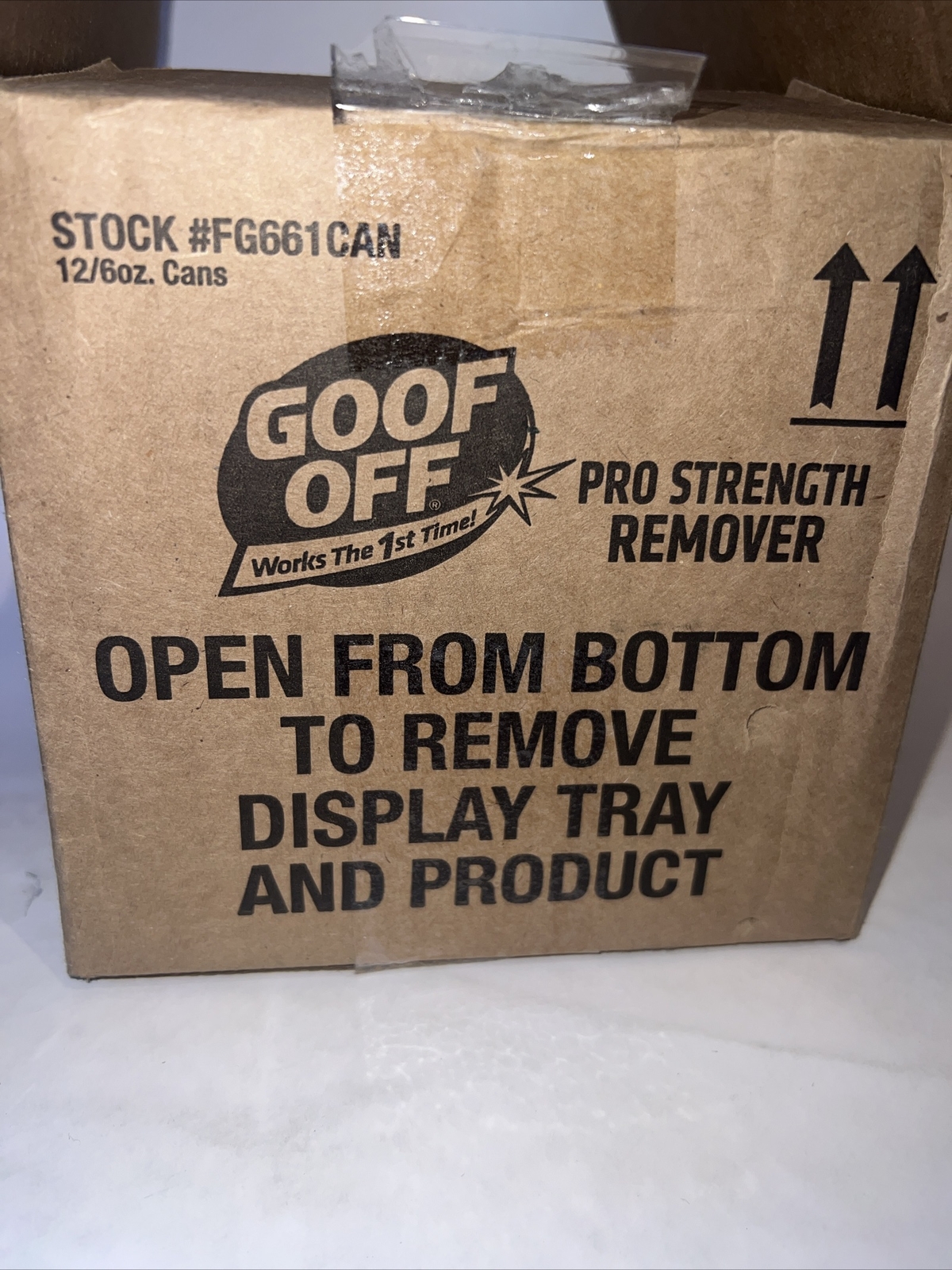 12 PAC Goof Off Professional Strength Latex Paint and Adhesive Remover, 177ml Ea