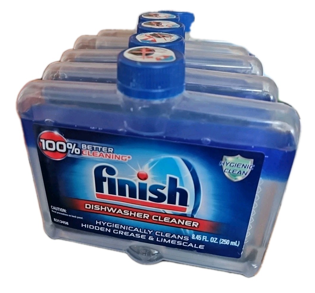5 New Finish Dishwasher Cleaner 8.45 Fl Oz