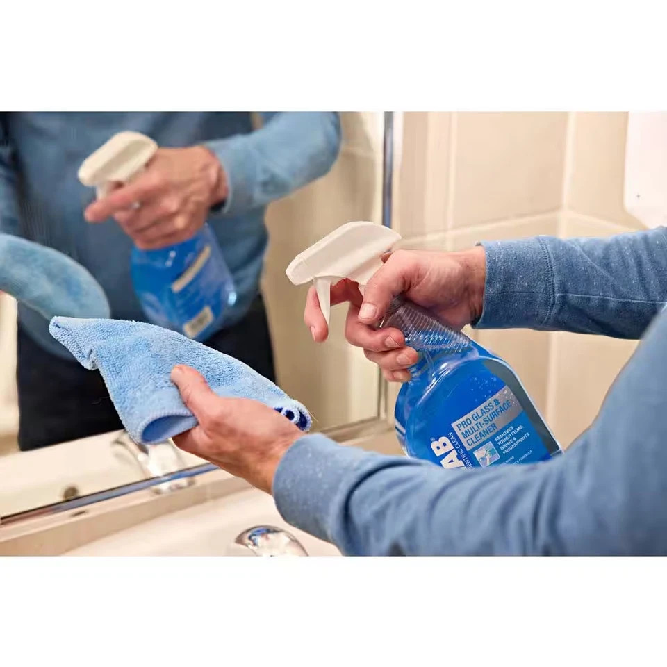 32 Oz. Ammonia-Free Pro Glass Cleaner and Multi-Surface Cleaner Spray Bottle for