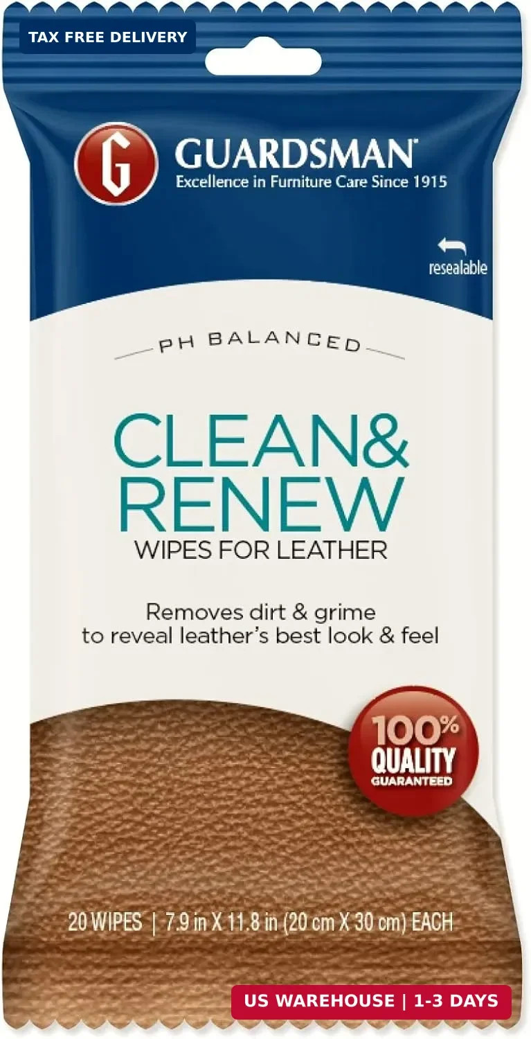 Guardsman Clean and Renew Leather Protector for Leather Furniture & Car Interior