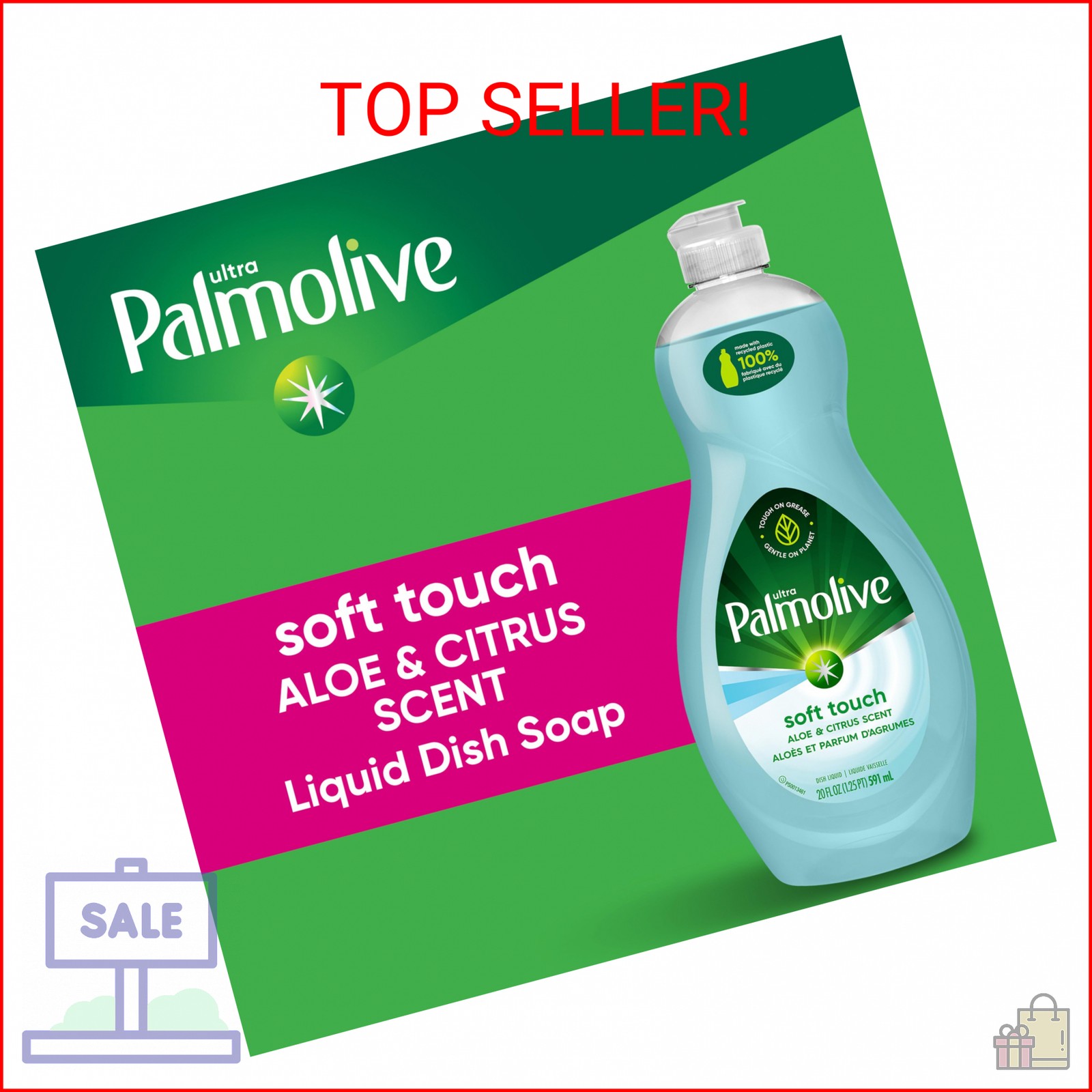 Palmolive Ultra Dish Liquid, 20 Fl Oz (Pack of 1) (Packaging may Vary)