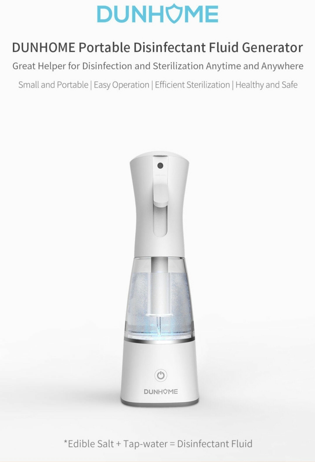 Electrolyzed Water Generator/Maker, NaCLO Disinfectant STERILIZER. USA SELLER