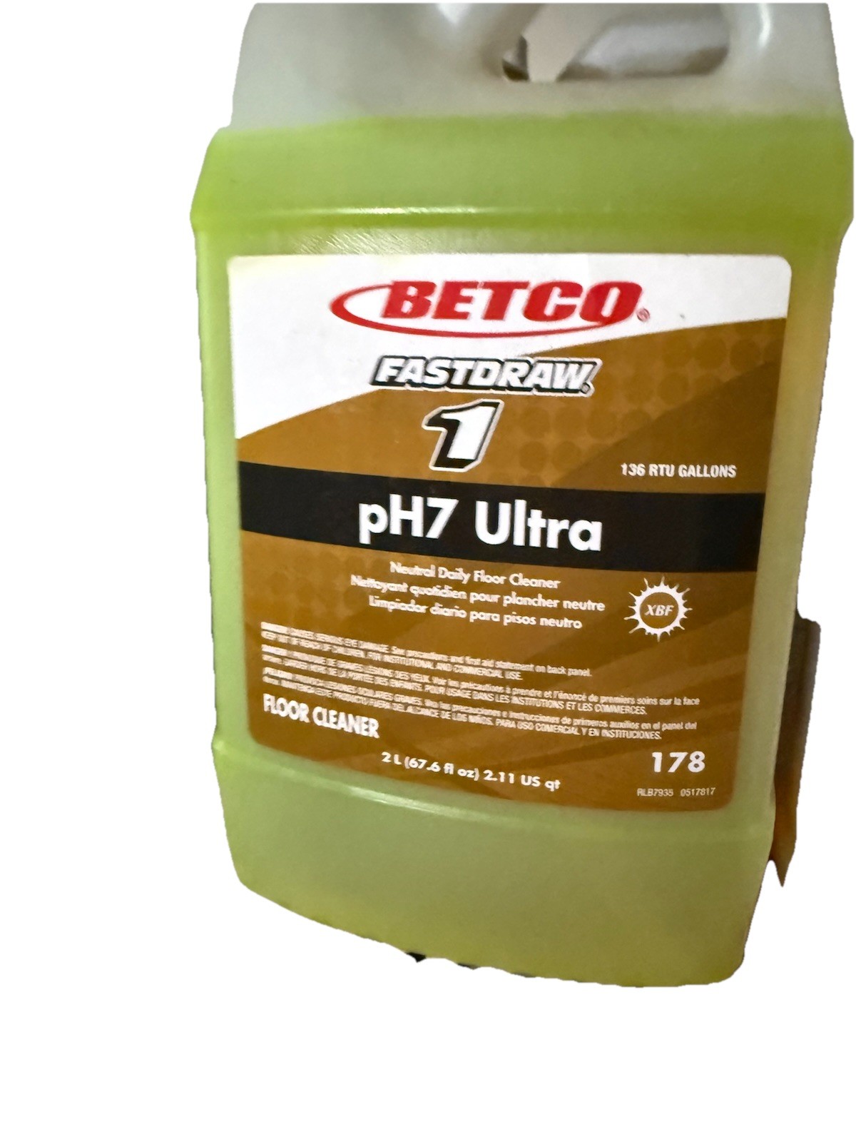 2x Betco FastDraw 25 Speedex Concentrate Cleaner Degreaser (2 Liters Each)