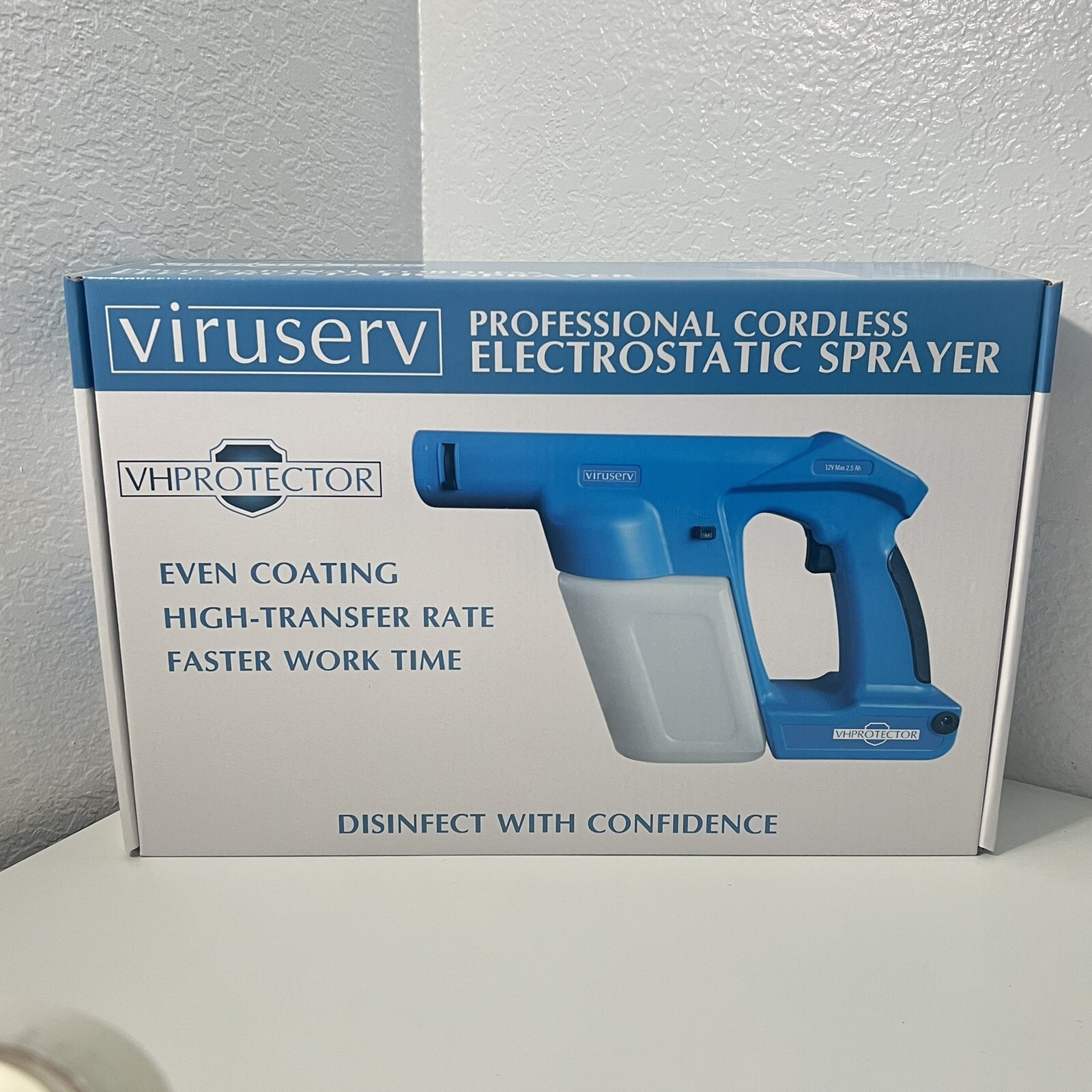 Viruserv Professional Cordless Electrostatic Disinfectant Sprayer