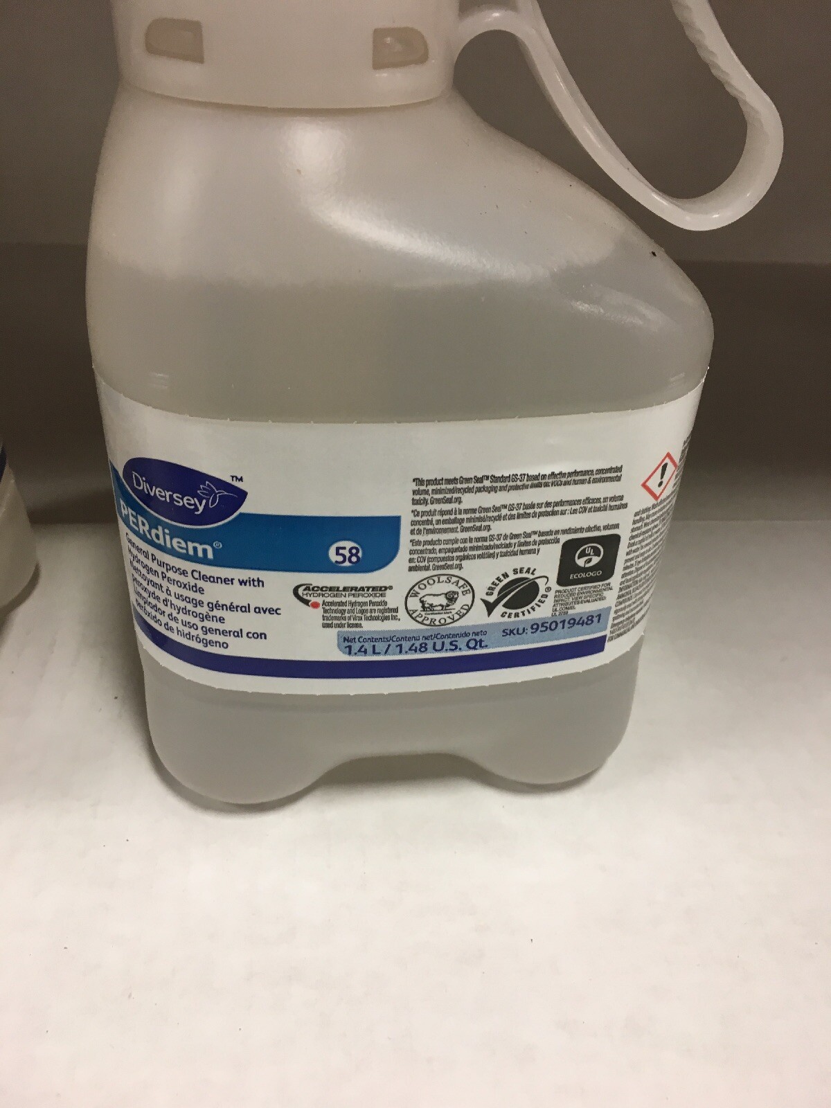 DIVERSEY 95019481 General Purpose Cleaners,PK2