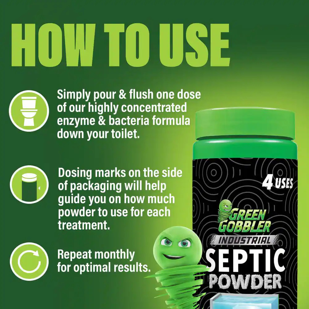 27 Oz. Industrial Septic Powder Drain Cleaner