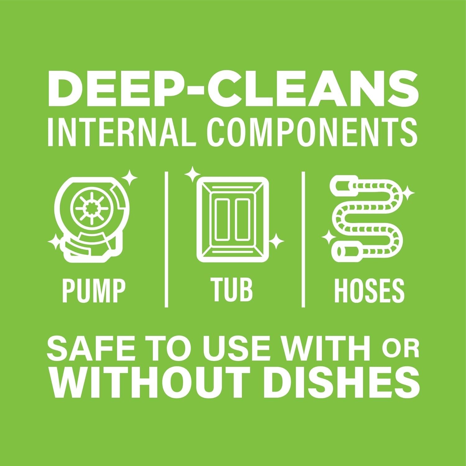 EPA Safer Choice Dishwasher Cleaner – Eliminate Bacteria & Grime in 6 Tablets