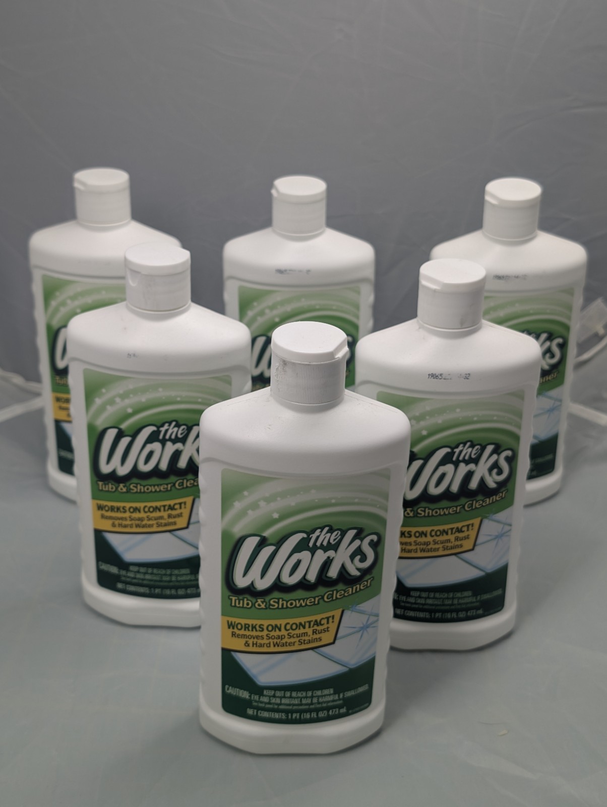 (6 Pack) The Works Tub & Shower Cleaner 16 oz Each Discontinued New