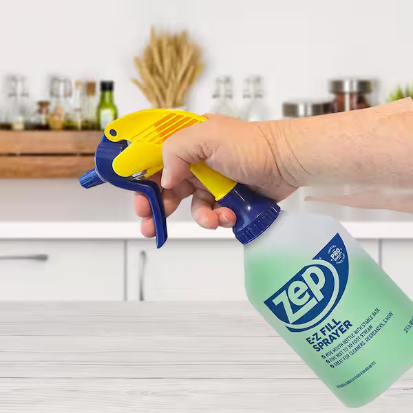 32 oz E-Z Fill Heavy Duty Spray Bottle Adjustable Cleaning Trigger Sprayer