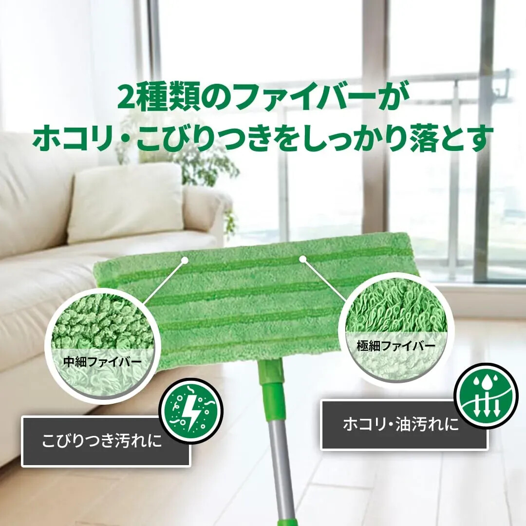 3M Scotch-Brite Floor Mop Microfiber Replacement Cloth FM-F1JR Made in Japan
