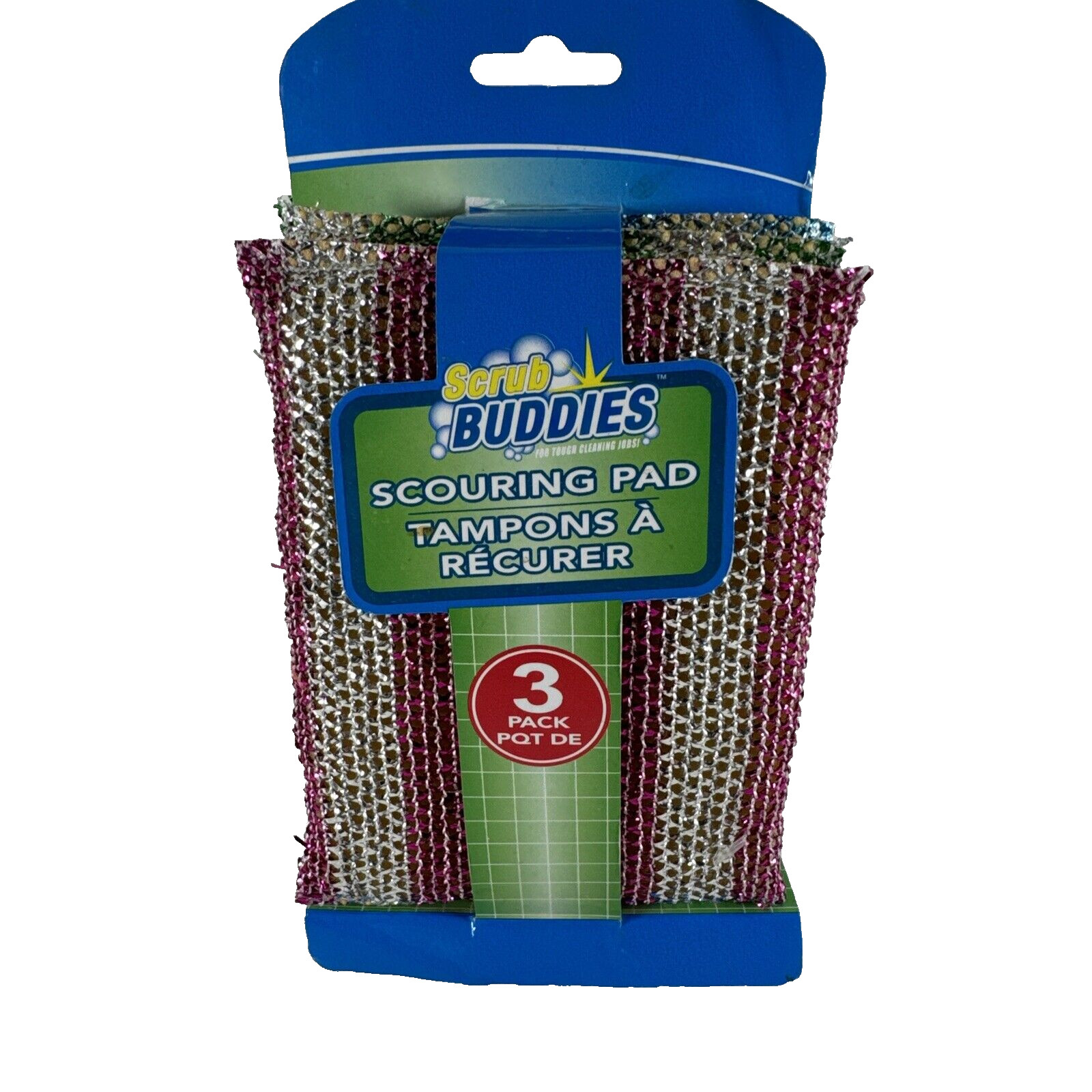 VINTAGE NEW OLD STOCK 90’s SCRUB BUDDIES 3 Pk Scouring Pads