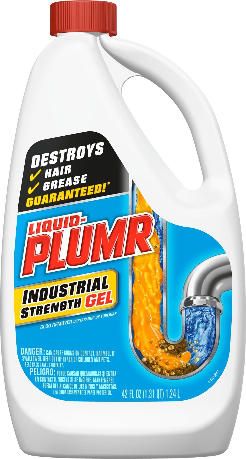 Liquid-Plumr Industrial Strength Drain Cleaner – Heavy Duty Pour Bottle