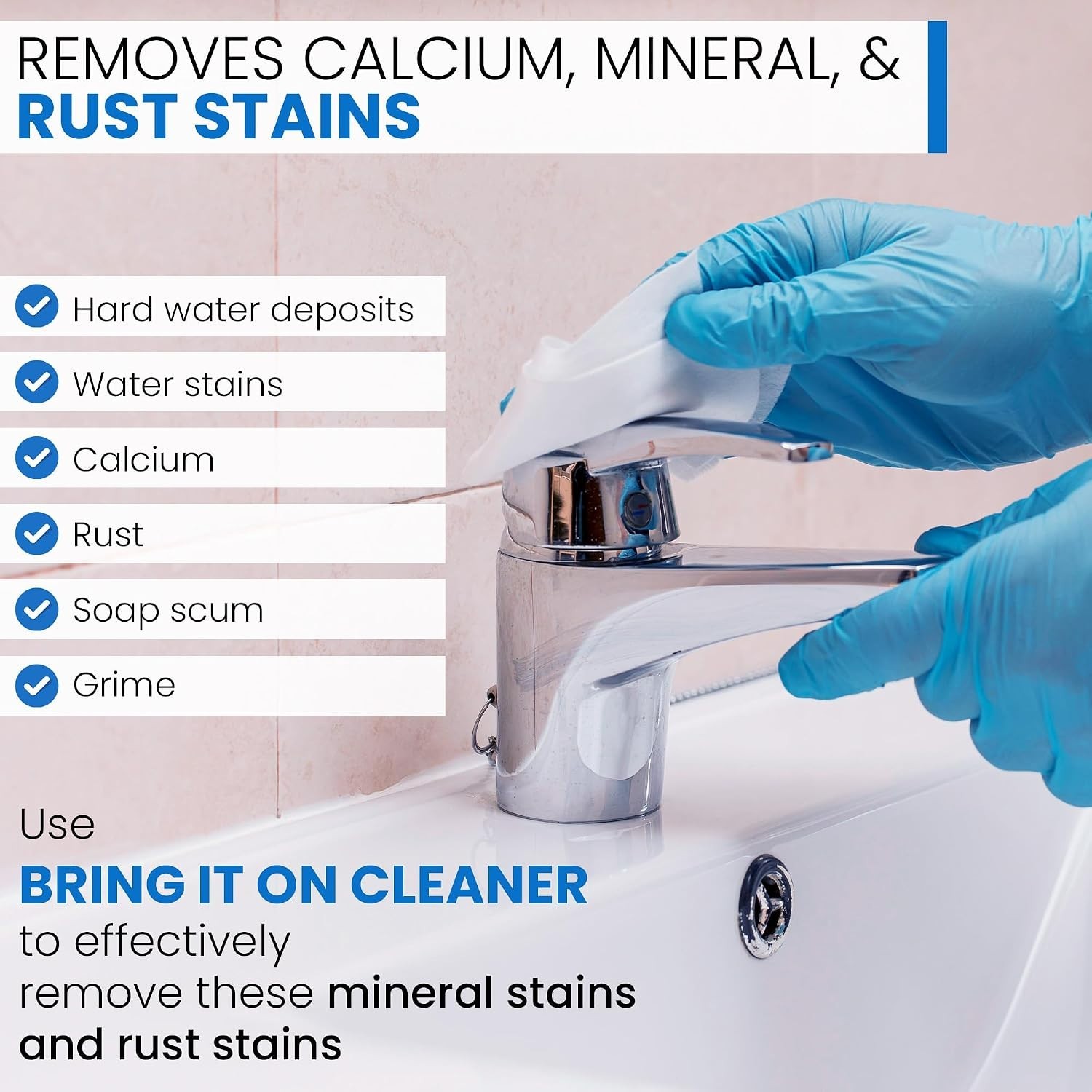 32oz Bring It On Stain Remover and Grout Cleaner – Non-Toxic with Mint Freshness