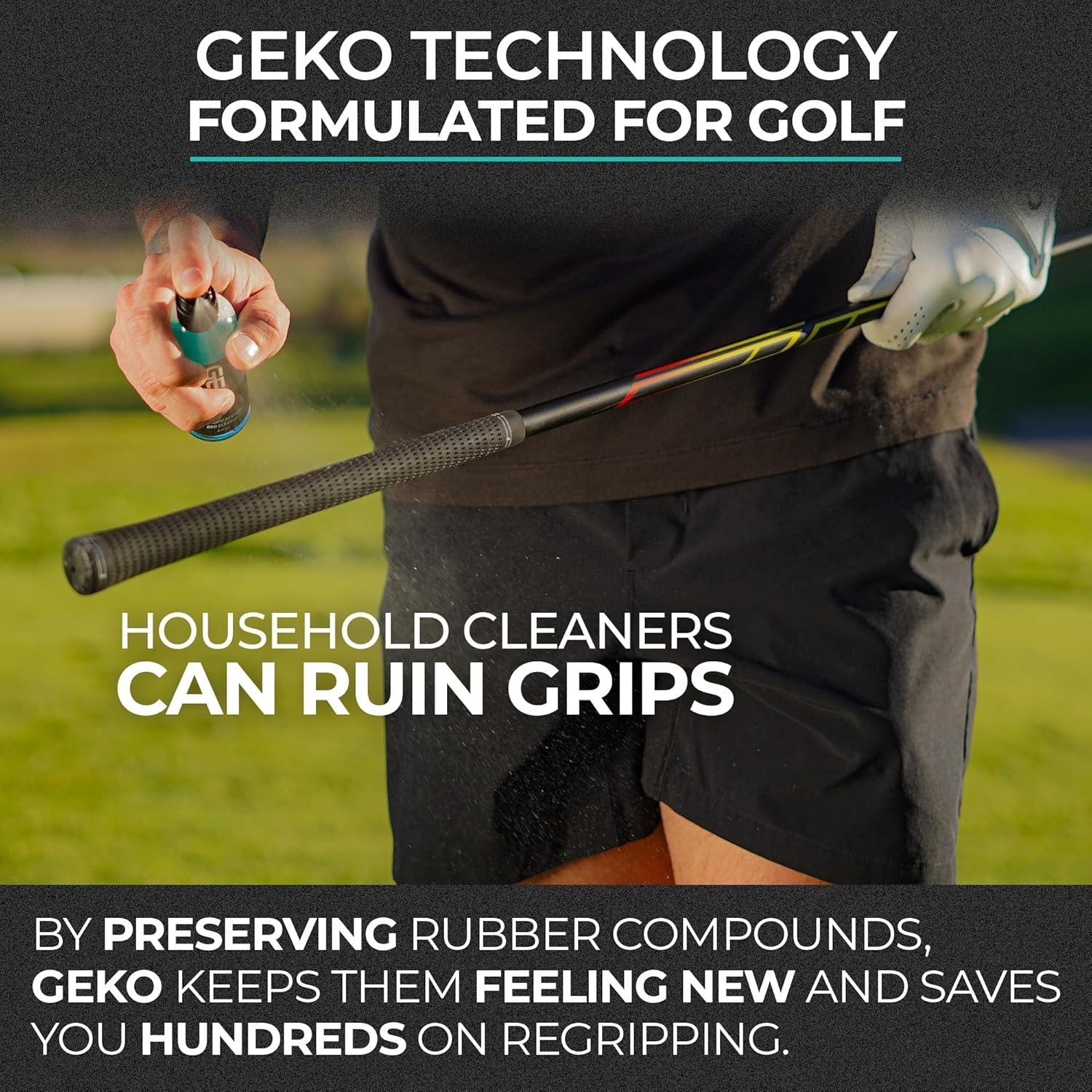 Non-Toxic Geko Grip Restore Spray for Enhanced Traction in All Sports Equipment
