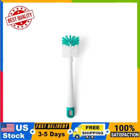 NEW – 2-Piece Bottle and Straw Kitchen Brush Set, Teal/White, free shipping