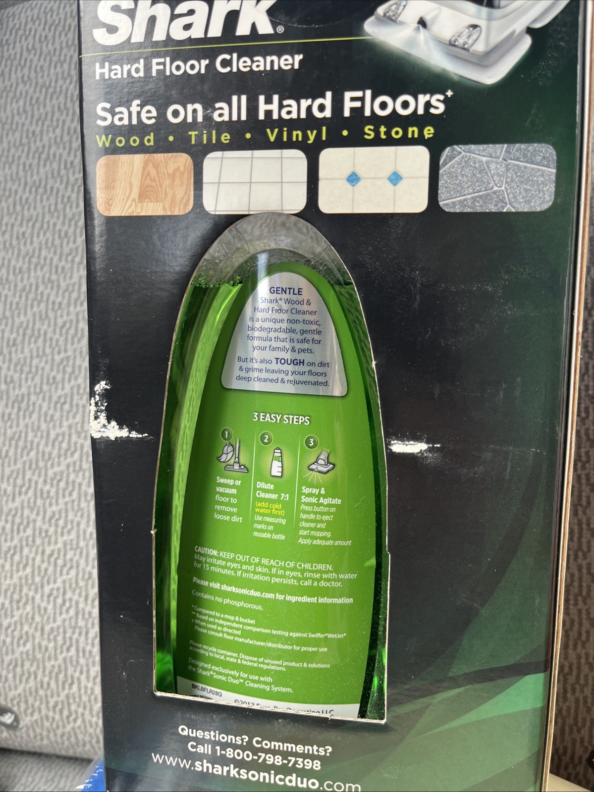 Shark Wood/Hard Floor Cleaner 28oz Italian Citrus Sonic Duo Tile Concentrate NEW