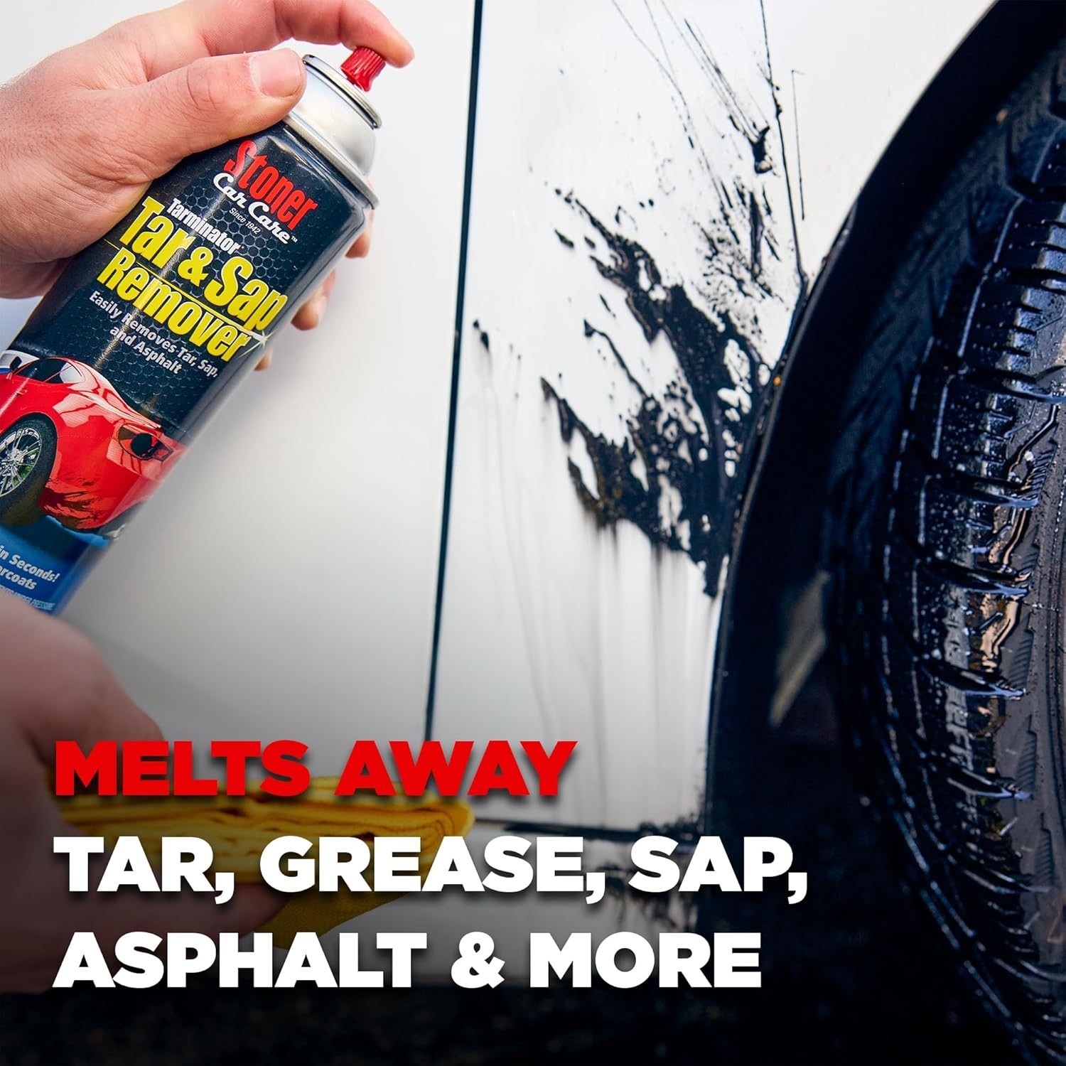 91154 Tarminator Tar, Sap, and Asphalt Remover – Fast Acting Tar and Sap Remo…