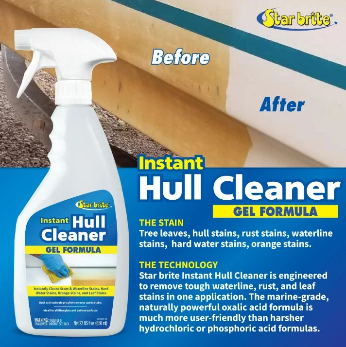PACK OF 2 STAR BRITE Instant Hull Cleaner – Easy to Use Formula 32 OZ