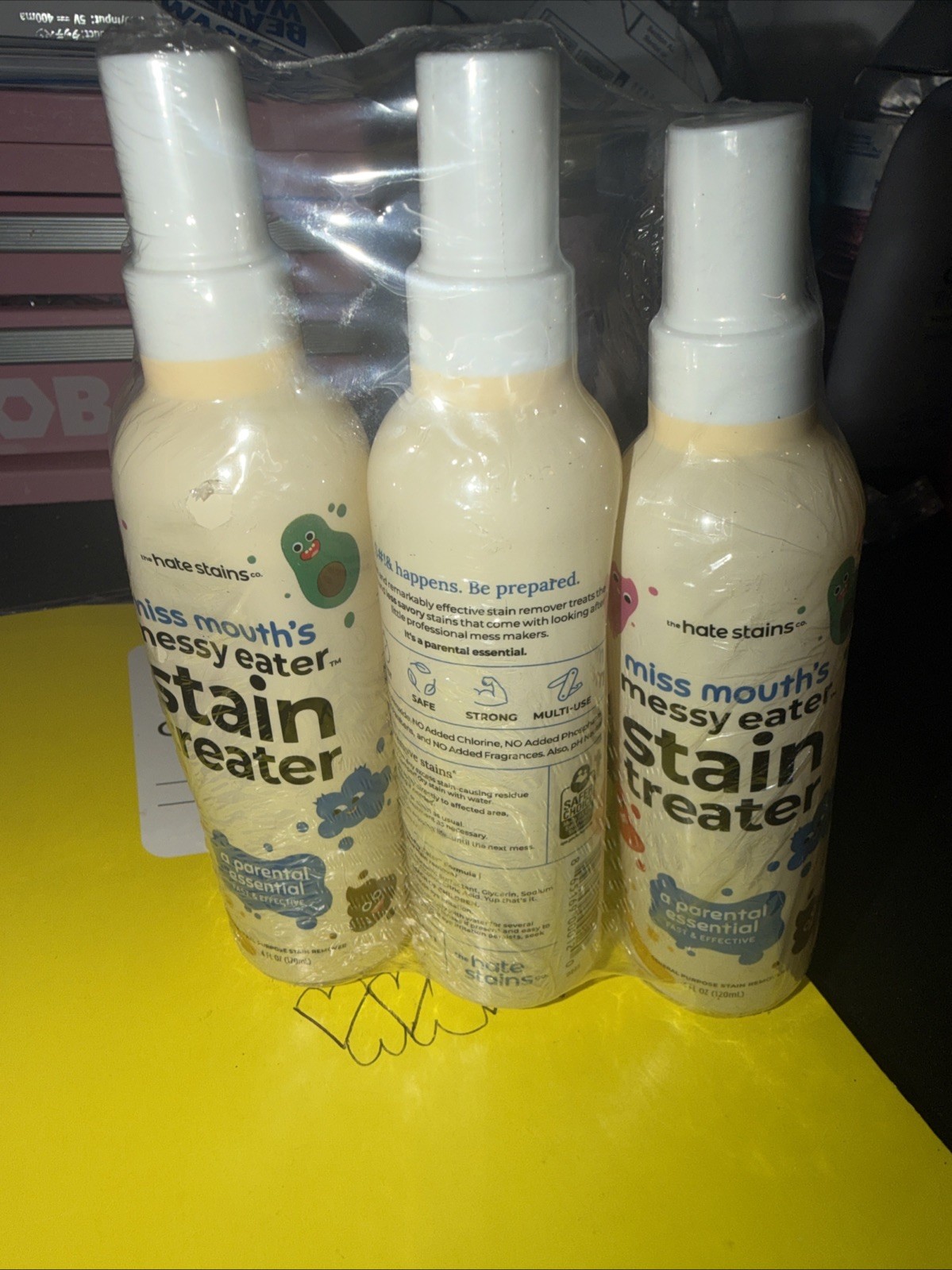 Miss Mouth’s Messy Eater Stain Treater Spray – 4oz – 3 Pack Stain Remover New