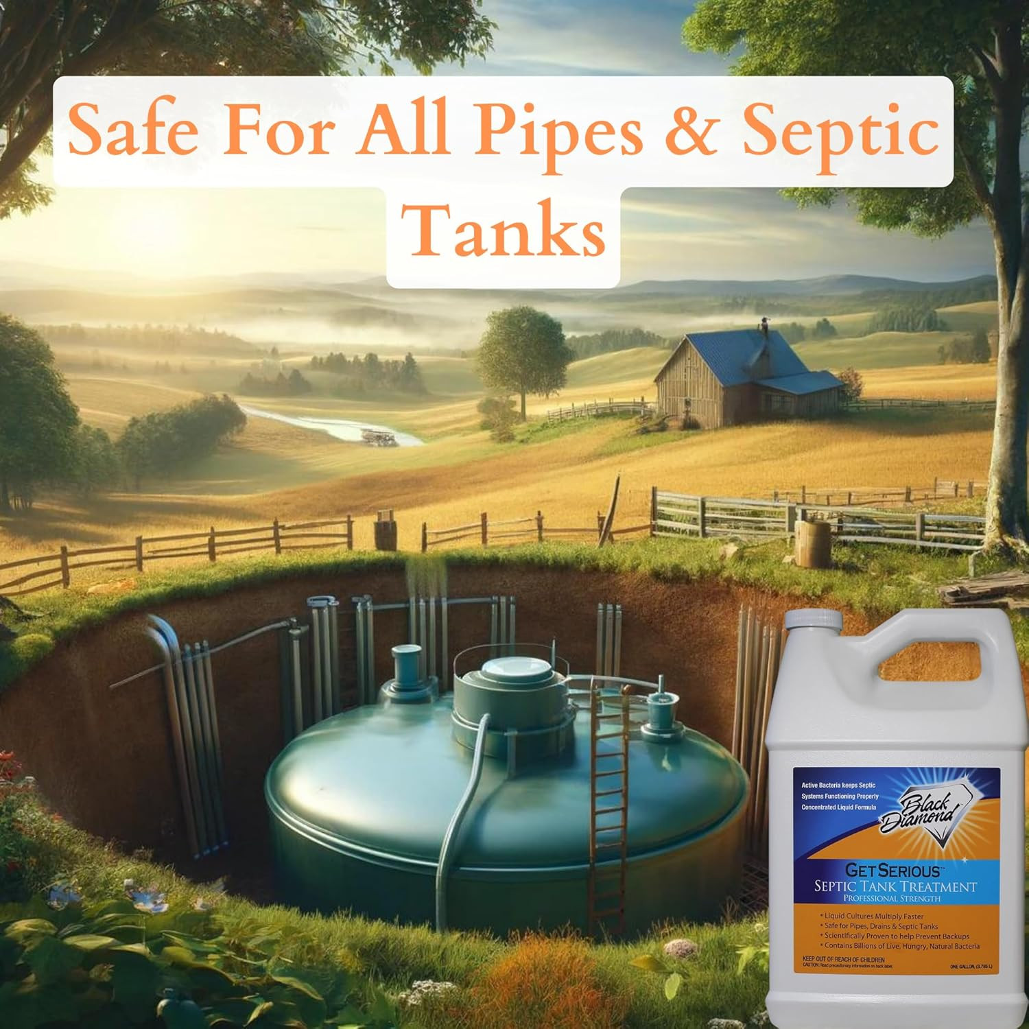 Get Serious Septic Tank Treatment – Liquid Enzymes for Residential, Commercial,