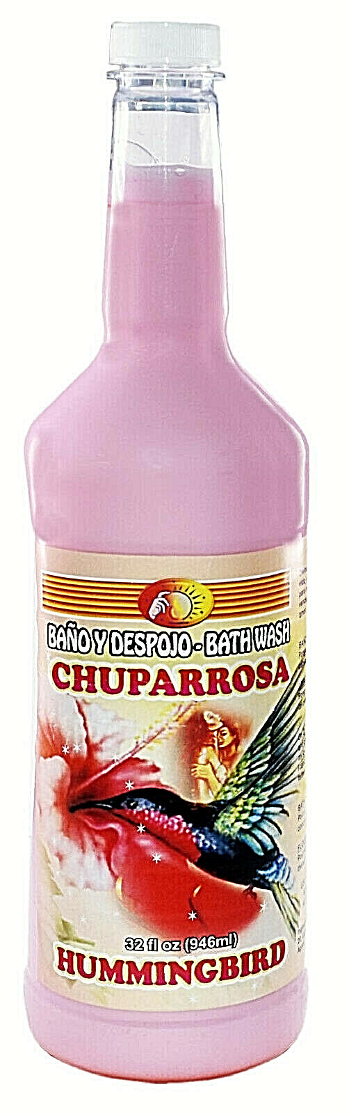 HUMMINGBIRD CHUPARROSA BATH WASH BANO Y DESPOJO 32OZ SPIRITUAL MAGICK WICCA