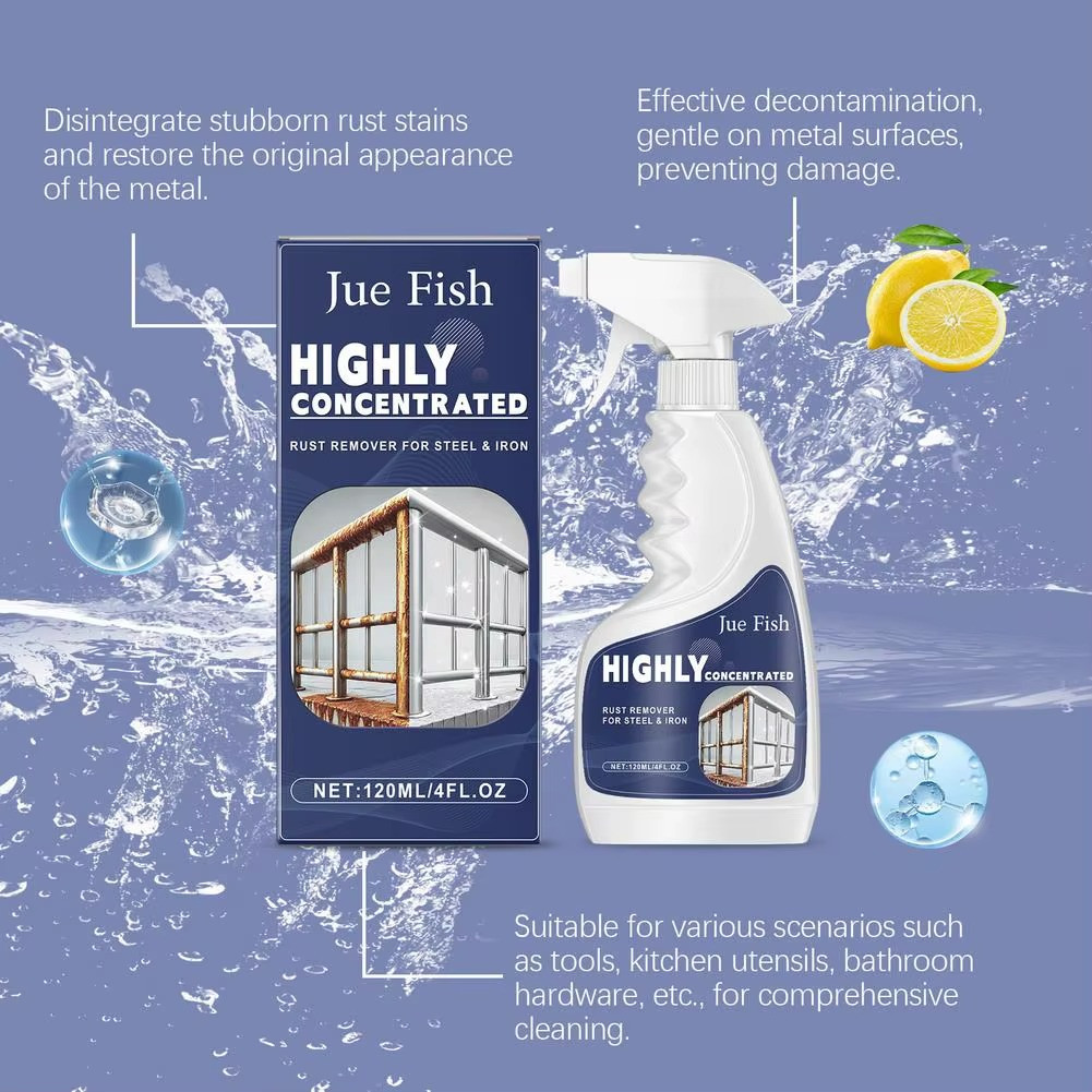 Industrial ﻿Highly Concentrated Rust Remover 120ml For Steel & Iron
