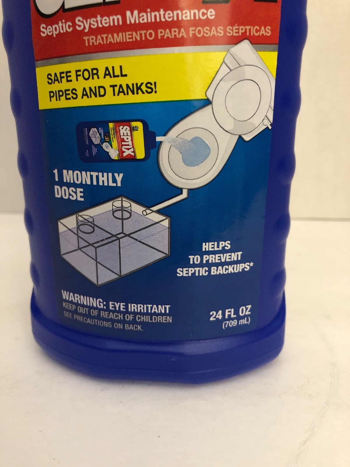 1-Septix,Treatment For Septic Tanks & Systems,Highly Concentrated 24 Oz Pine Glo