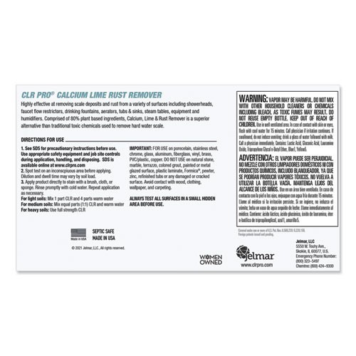 CLR PRO Calcium, Lime and Rust Remover, 1 gal Bottle