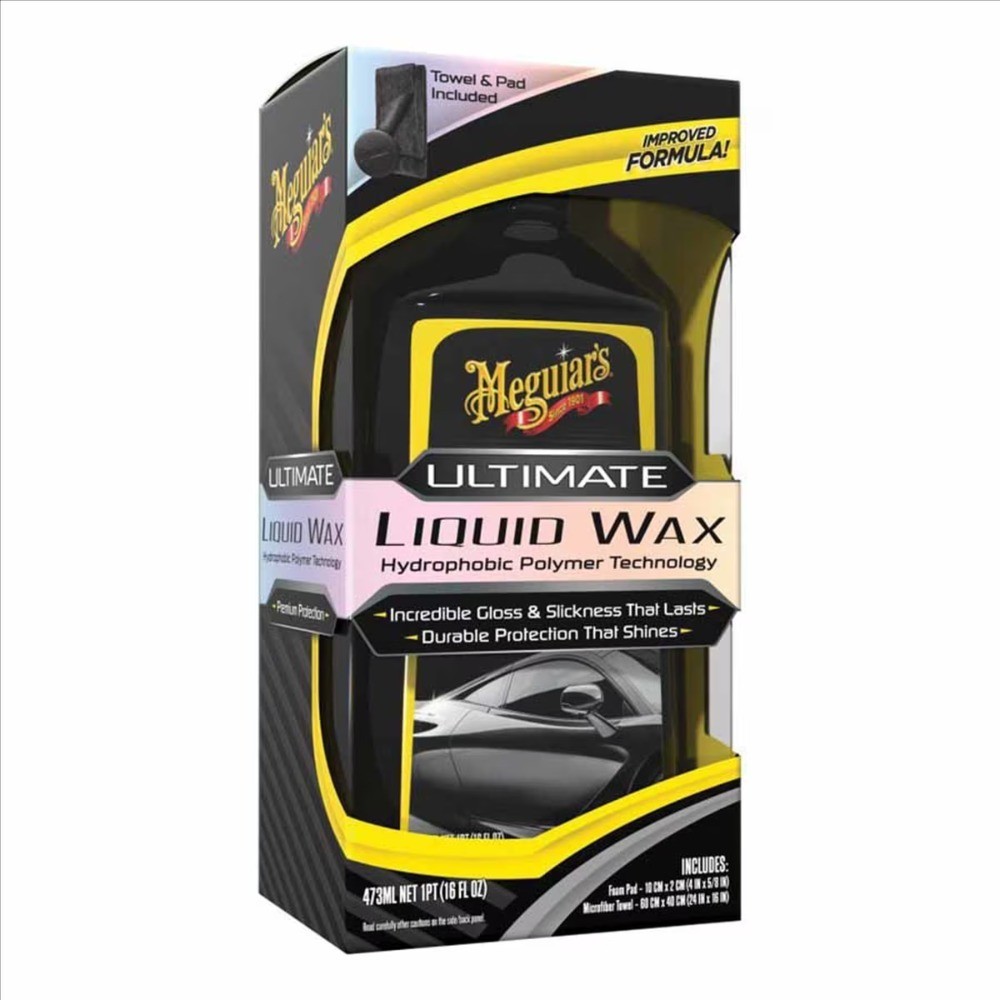 Easy to Use Synthetic Liquid Car Wax – Long Lasting High Gloss Protection – 16
