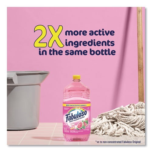 Fabuloso Multi-Use Cleaner, Watermelon Scent, 56 oz Bottle, 6/Carton