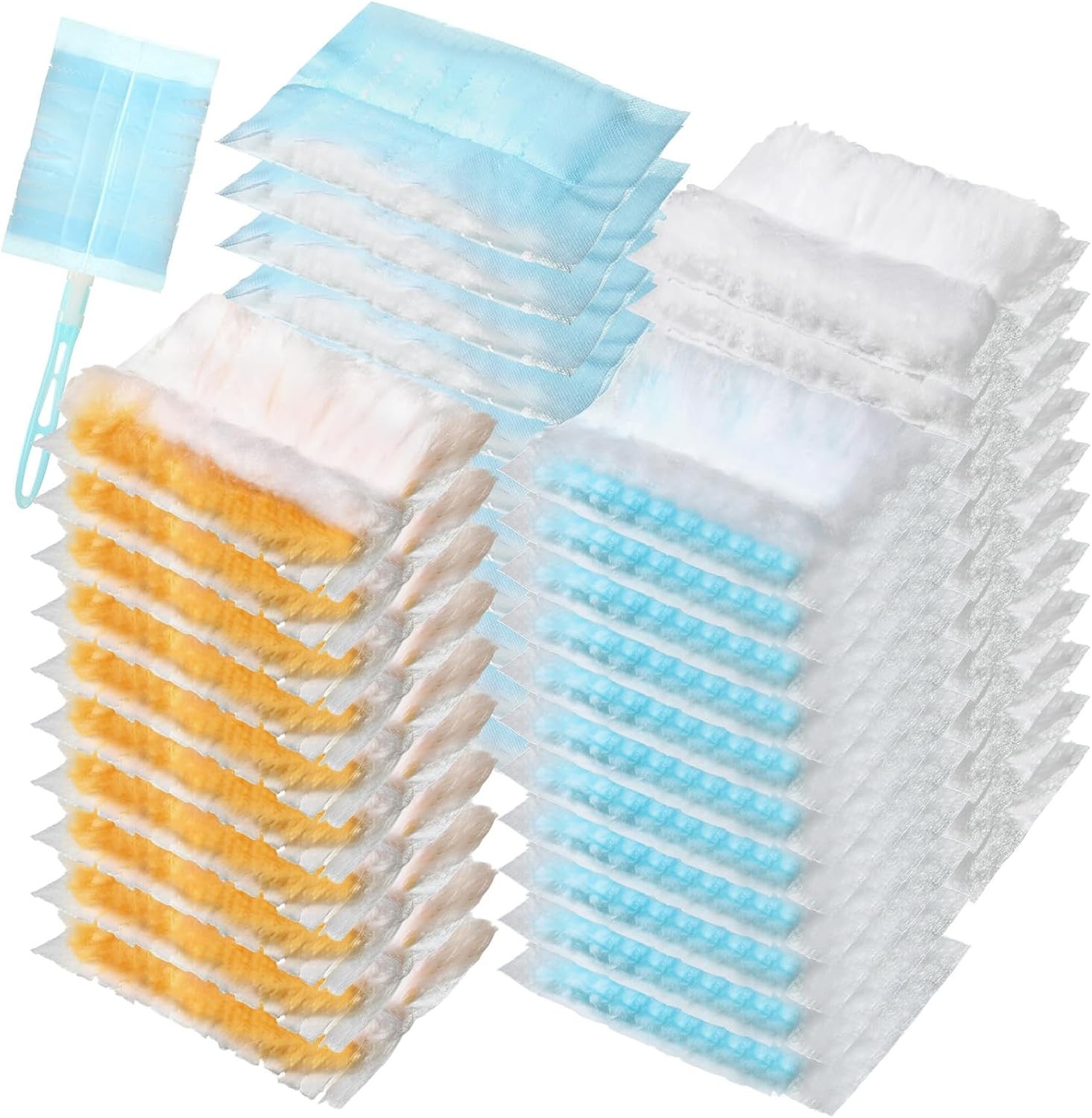 300 Heavy Duty Disposable Duster Refills – 180° Microfiber Multi-Surface Clean