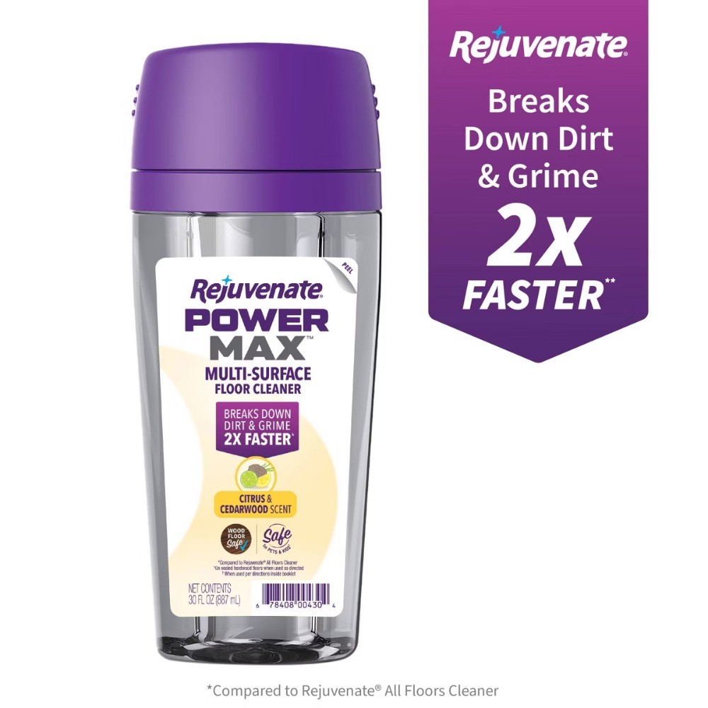 Rejuvenate Citrus & Cedarwood PowerMax Multi-Surface Floor Cleaner Liquid