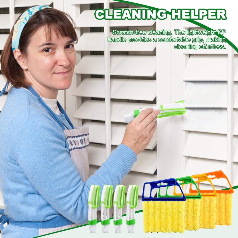 “5Pcs Blind Cleaner Tool Set for Vents, Blinds, Fans Washable & Detachable”