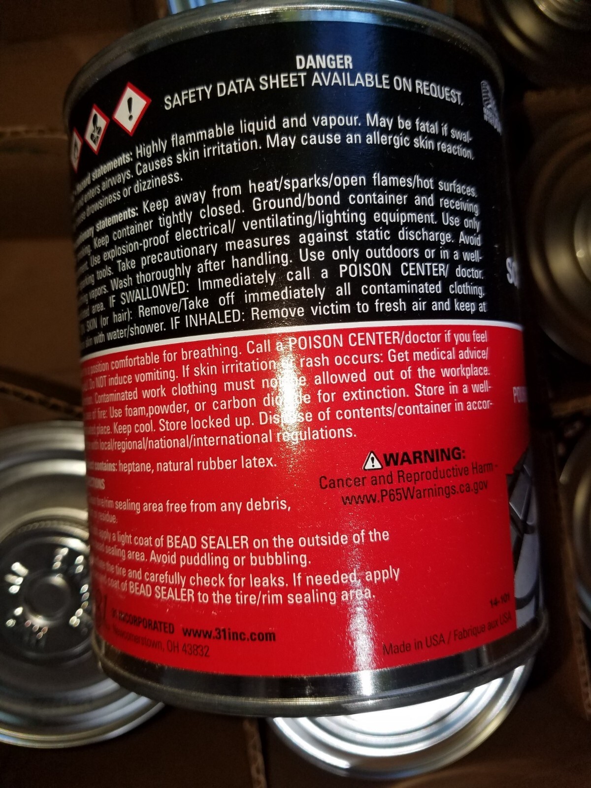 ***LOT OF 11 CANS*** Xtra Seal 14-101 Tire Bead & Rim Sealer 32 oz ***NEW***