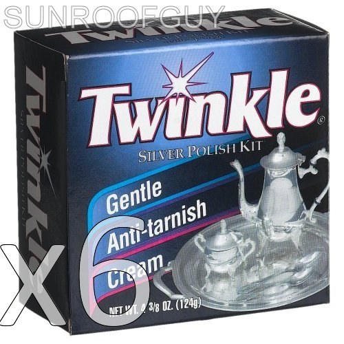 (6) TWINKLE Silver Polish Cleaner Anti-Tarnish Paste – NEW