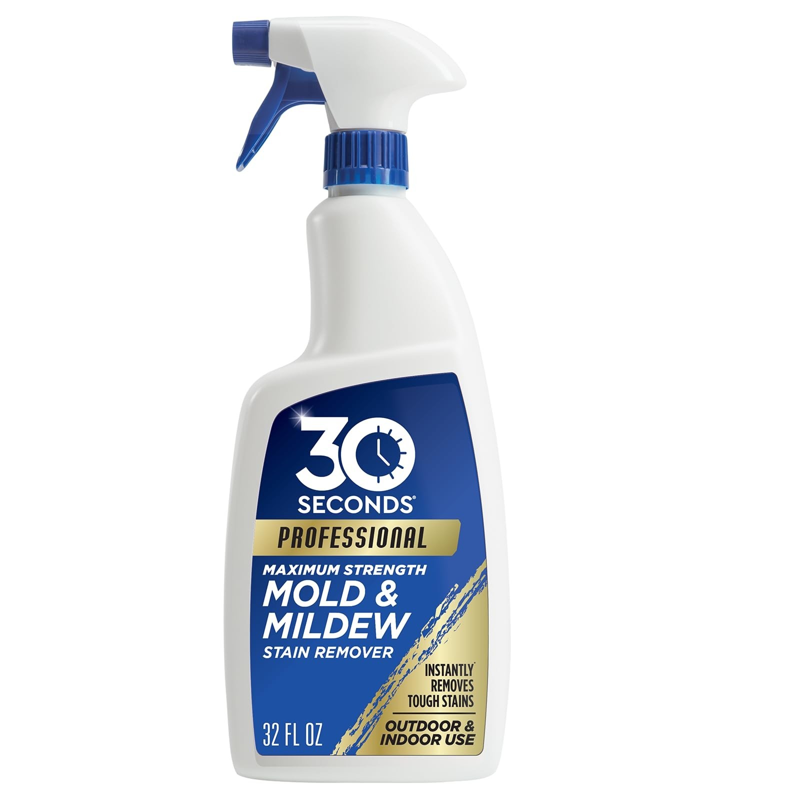 Mold & Mildew Stain Remover Spray | Instant Scrub-Free Cleaner | 32 Fl Oz