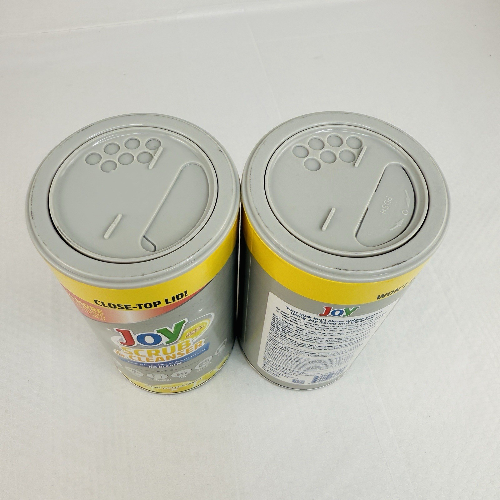 2 New Joy Lemon Scent Scrub Powder 15 Oz Cleanser Discontinued Cleaning Product