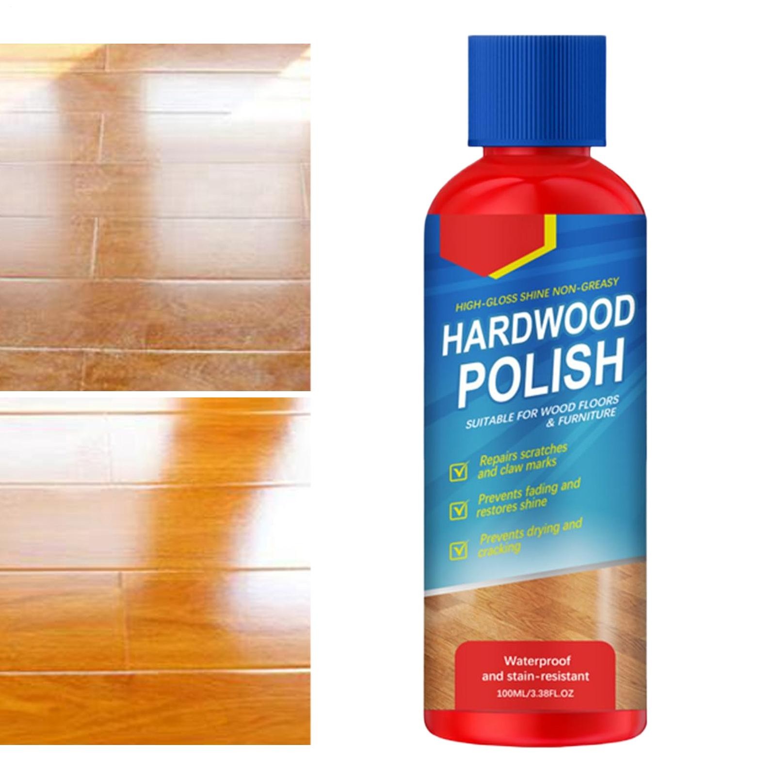 Wood Floor Restorer 100ml High Gloss Protective Polishing Cleaner