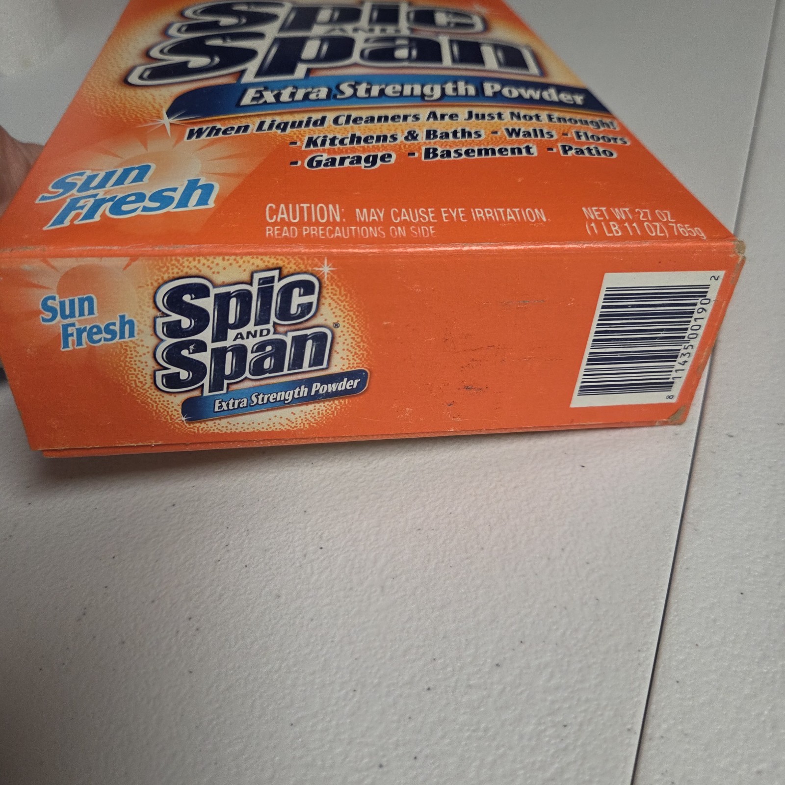 Spic and Span Extra Strength Powder Sun Fresh New 27 Oz