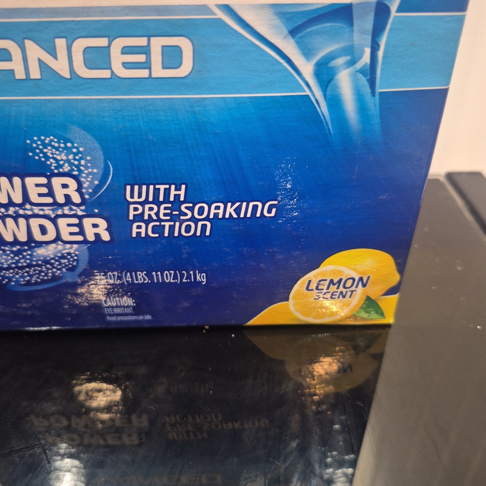 Finish Powder Dishwasher Advanced Detergent, Lemon Fresh Scent, 75 Oz