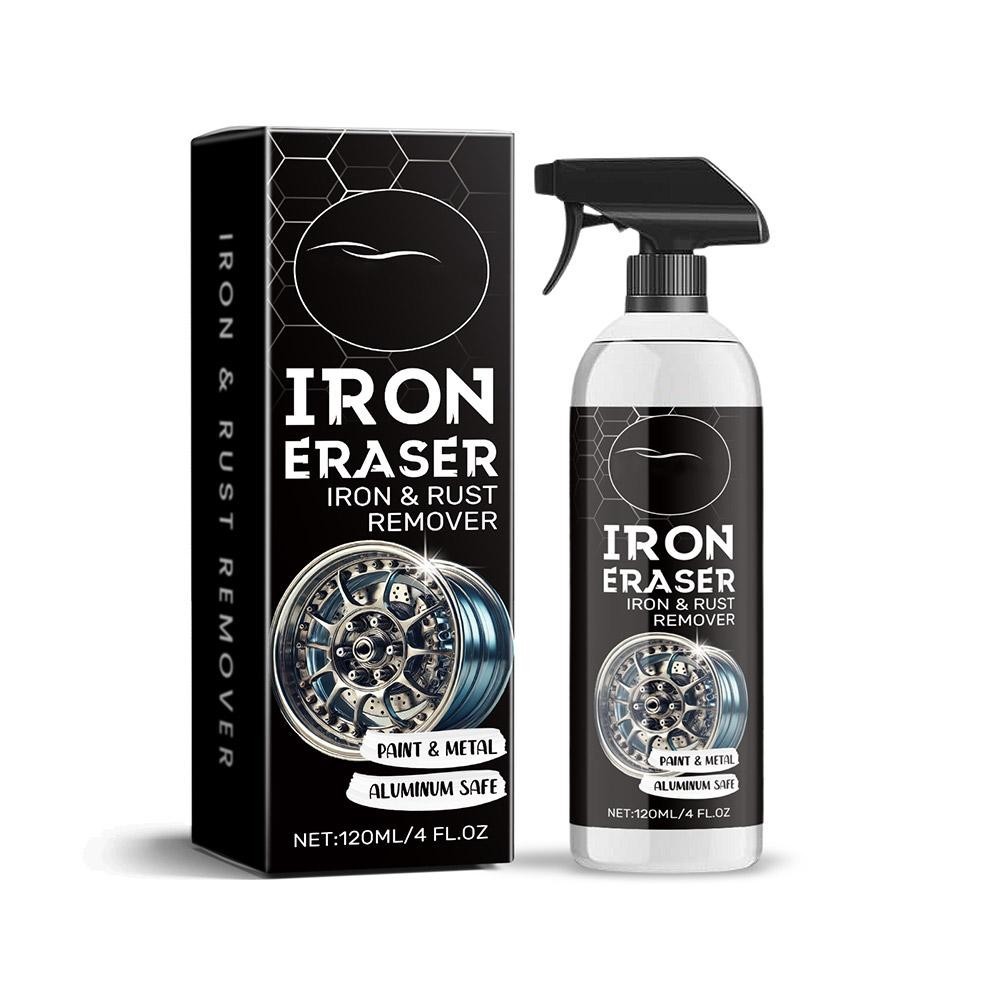 HOMONTH Iron Eraser Rust Remover Spray, Car Wheel Paint Brake Dust Fast Cleaner